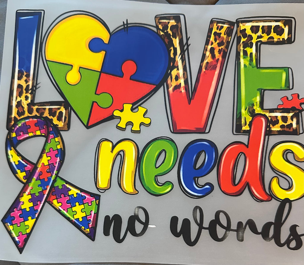 Custom Autism Awareness Heat Transfers (Made to Order)