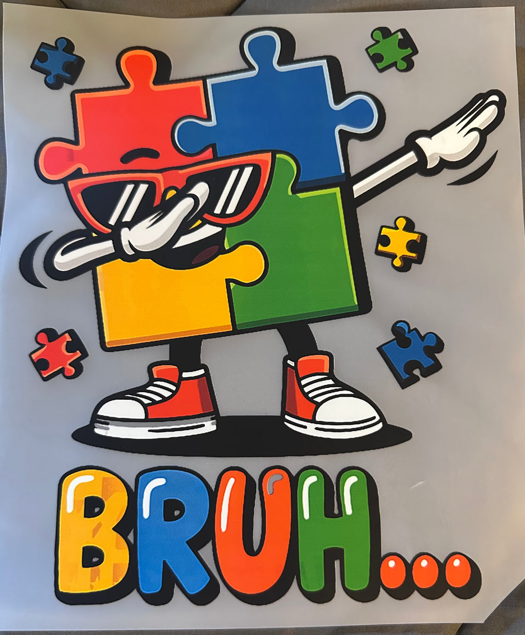 Custom Autism Awareness Heat Transfers (Made to Order)